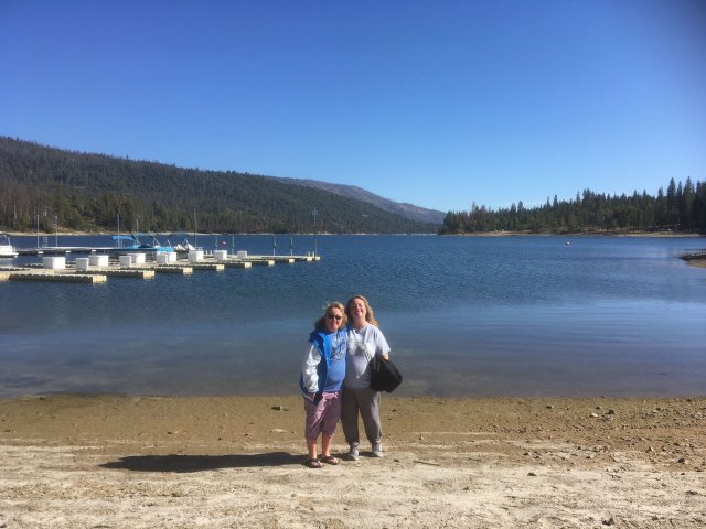 girls by the lake